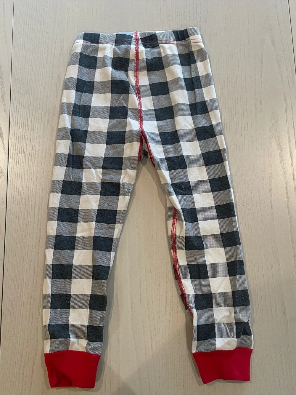 Hanna Andersson HannaJams Long John Pajama Set Buffalo Plaid - Size 5 110